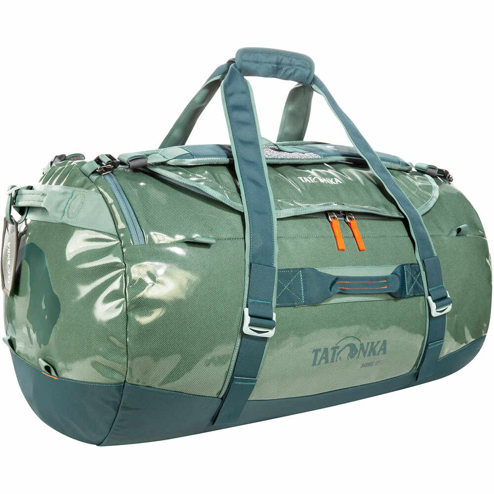 Tatonka mochila montaña BARREL 85 VERDE vista frontal