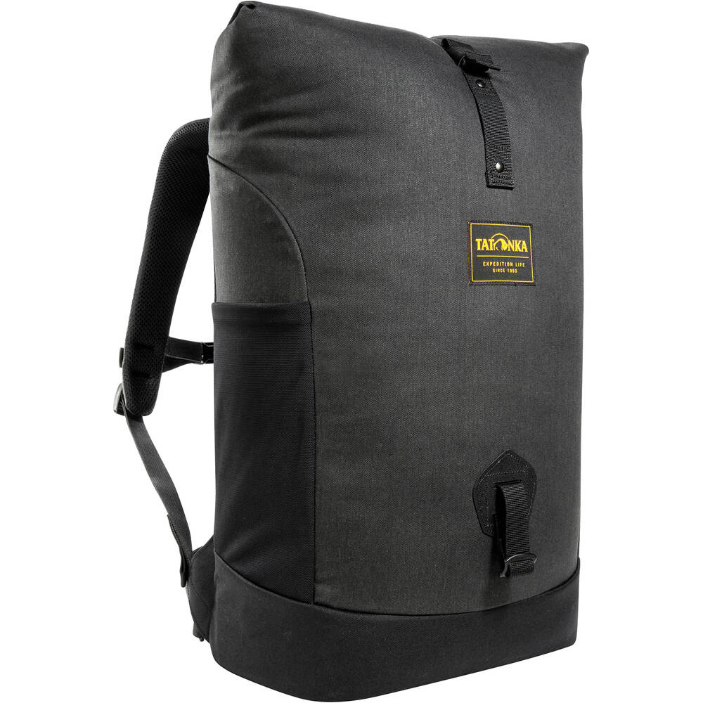 Tatonka mochila montaña GRIP ROLLTOP PACK 25 KAPOK NEGRO vista frontal