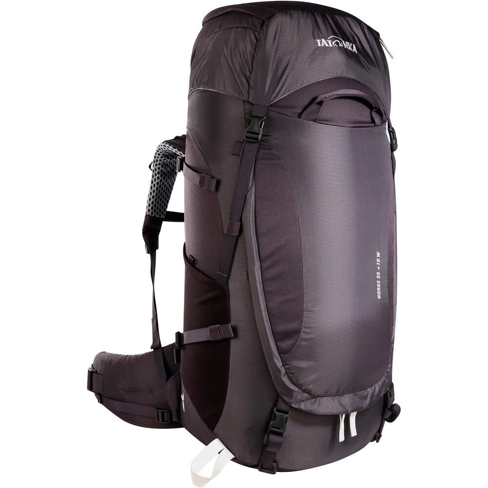 Tatonka mochila montaña NORAS 55+10 MUJER MORADO vista frontal