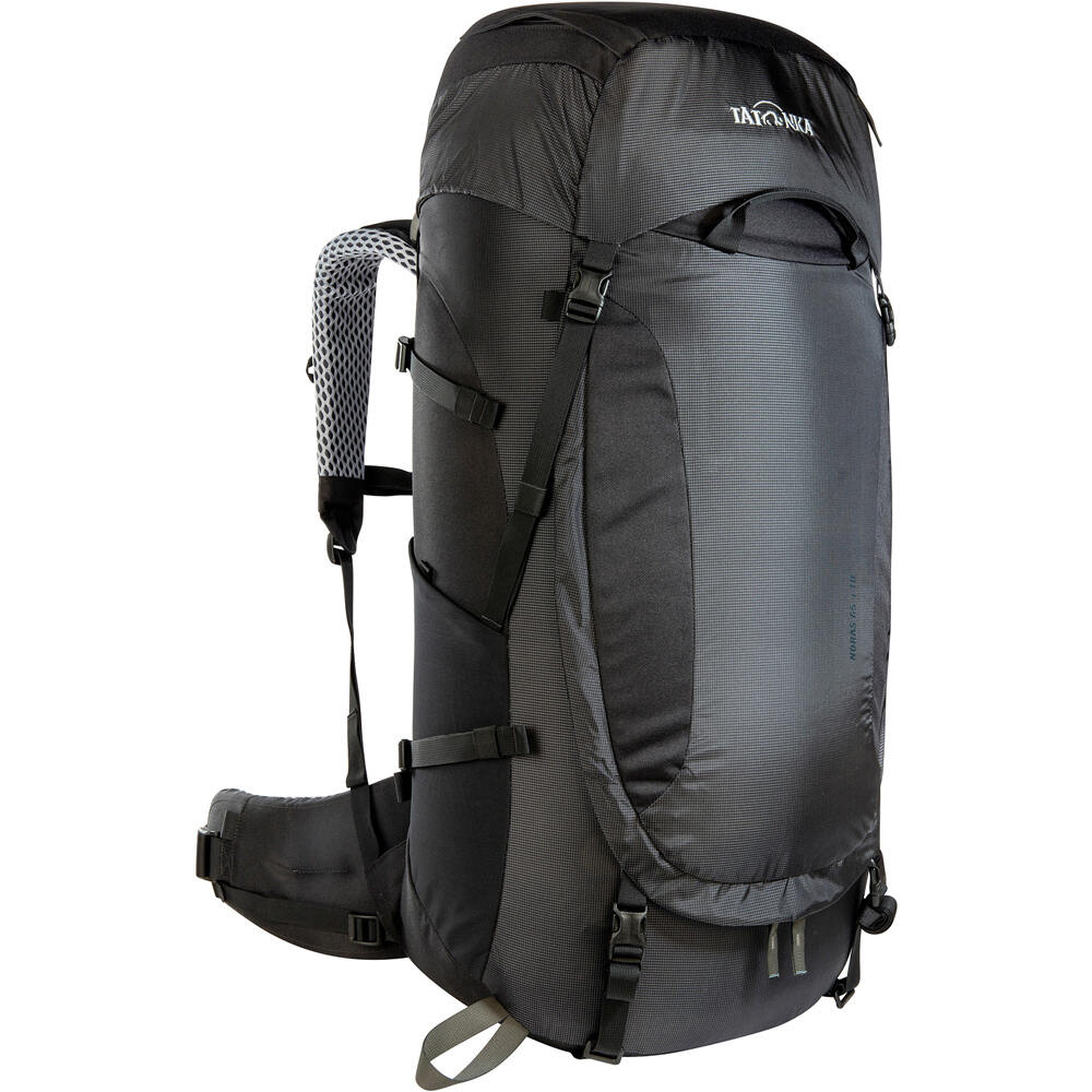 Tatonka mochila montaña NORAS 65+10 NEGRO vista frontal