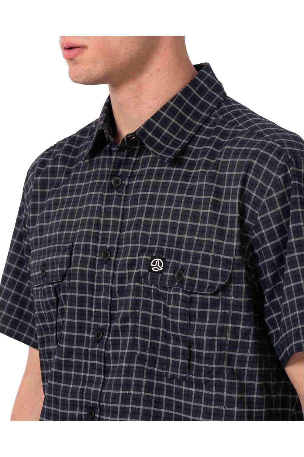 Ternua camisa manga corta hombre BRIGUS GRIS 03