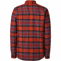 Ternua camisa manga larga hombre HARCOURT ROJO vista trasera