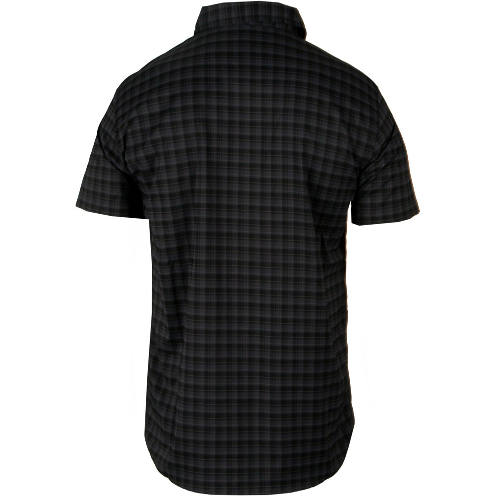 Ternua camisa montaña manga corta hombre BRAY GRIS vista trasera