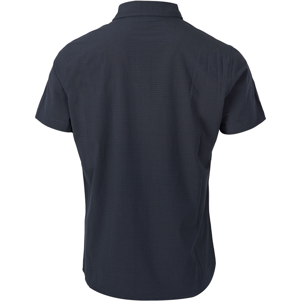 Ternua camisa montaña manga corta hombre GADOS GRIS vista trasera