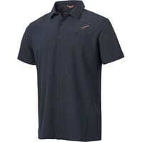 Ternua camisa montaña manga corta hombre GRUVIS AIR NEGRO vista frontal