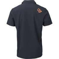Ternua camisa montaña manga corta hombre GRUVIS AIR NEGRO vista trasera