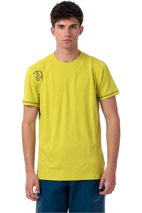 Ternua camisa montaña manga corta hombre SLUM AMARILLO
