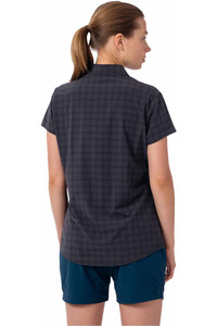 Ternua camisa montaña manga corta mujer BRITAM GRIS vista detalle