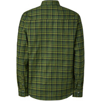 Ternua camisa montaña manga larga hombre DROKE VERDE vista trasera