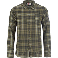 Ternua camisa montaña manga larga hombre GROLE VERDE vista frontal
