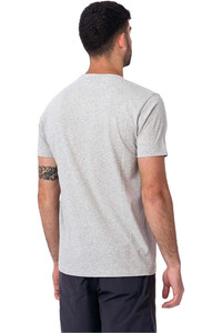 Ternua camiseta montaña manga corta hombre AILIK GRIS vista trasera