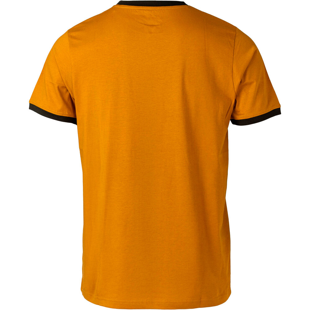 Ternua camiseta montaña manga corta hombre APUT REGENERATIVE AMARILLO vista trasera