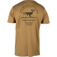 Ternua camiseta montaña manga corta hombre ASKILL AMARILLO vista trasera