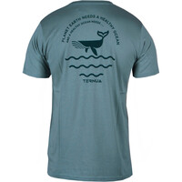 Ternua camiseta montaña manga corta hombre ASKILL VERDE vista trasera