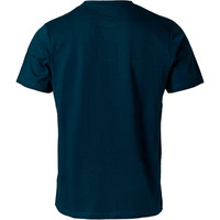 Ternua camiseta montaña manga corta hombre AYRE REGENERATIVE AZUL vista trasera