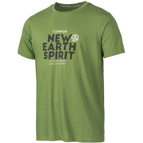 Ternua camiseta montaña manga corta hombre DELBY VERDE