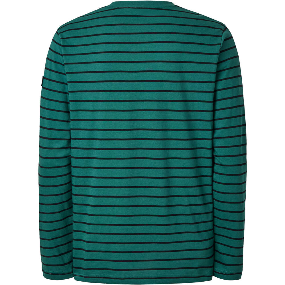 Ternua camiseta montaña manga corta hombre EDGE VERDE vista trasera
