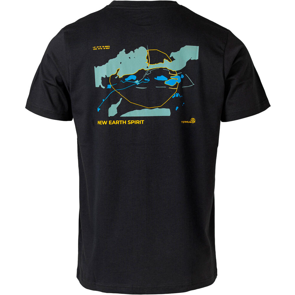 Ternua camiseta montaña manga corta hombre KAZU REGENERATIVE  vista trasera