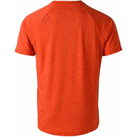 Ternua camiseta montaña manga corta hombre KRIN ROJO vista trasera