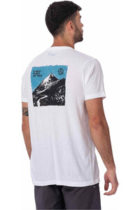 Ternua camiseta montaña manga corta hombre OLIMPO BLANCO vista detalle