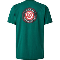 Ternua camiseta montaña manga corta hombre QUARRY VERDE vista trasera