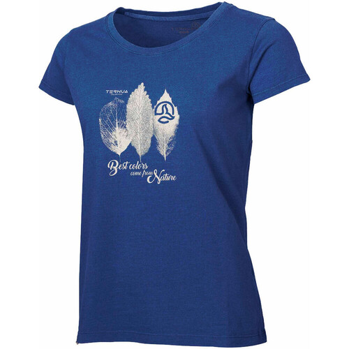 Ternua camiseta montaña manga corta mujer GOELIA AZUL