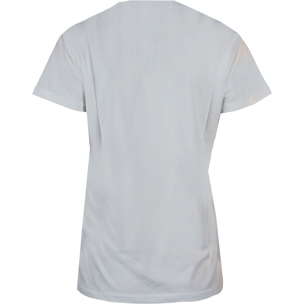 Ternua camiseta montaña manga corta mujer INUKITU REGENERATIVE BLANCO vista trasera