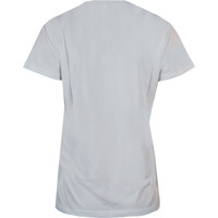 Ternua camiseta montaña manga corta mujer INUKITU REGENERATIVE BLANCO vista trasera