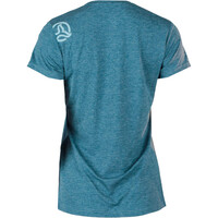 Ternua camiseta montaña manga corta mujer KRINA AZUL vista trasera