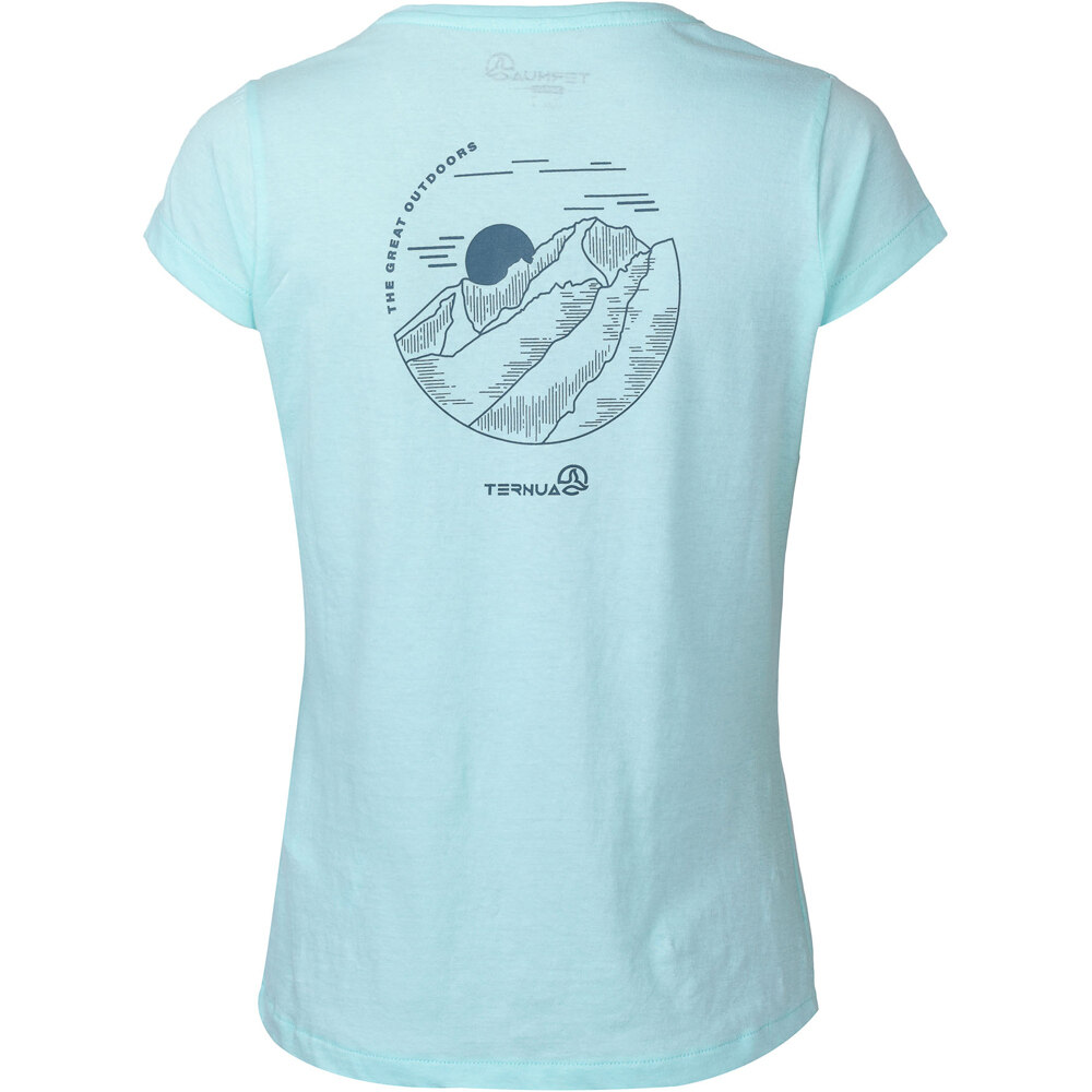 Ternua camiseta montaña manga corta mujer MERA VERDE 04