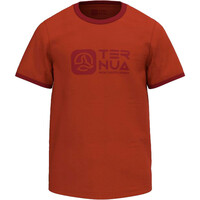 Ternua camiseta montaña manga corta niño KIMMIK REGENERATIVE NARANJA vista frontal