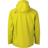 Ternua chaqueta impermeable hombre ARKO VERDE vista trasera