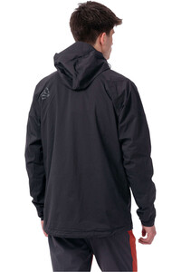 Ternua chaqueta impermeable hombre KARS 2.0 NEGRO vista detalle
