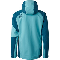 Ternua chaqueta impermeable hombre KLIMMER AZUL vista trasera