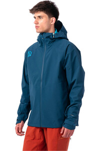 Ternua chaqueta impermeable hombre VALDUR AZUL vista detalle