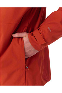Ternua chaqueta impermeable hombre VALDUR ROJO 03