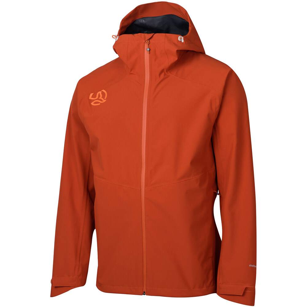 Ternua chaqueta impermeable hombre VALDUR ROJO 05