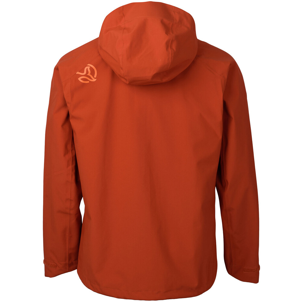 Ternua chaqueta impermeable hombre VALDUR ROJO 06