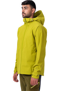 Ternua chaqueta impermeable hombre VALDUR VERDE vista detalle