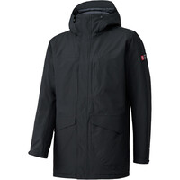 Ternua chaqueta impermeable insulada hombre AMAROK NEGRO vista frontal
