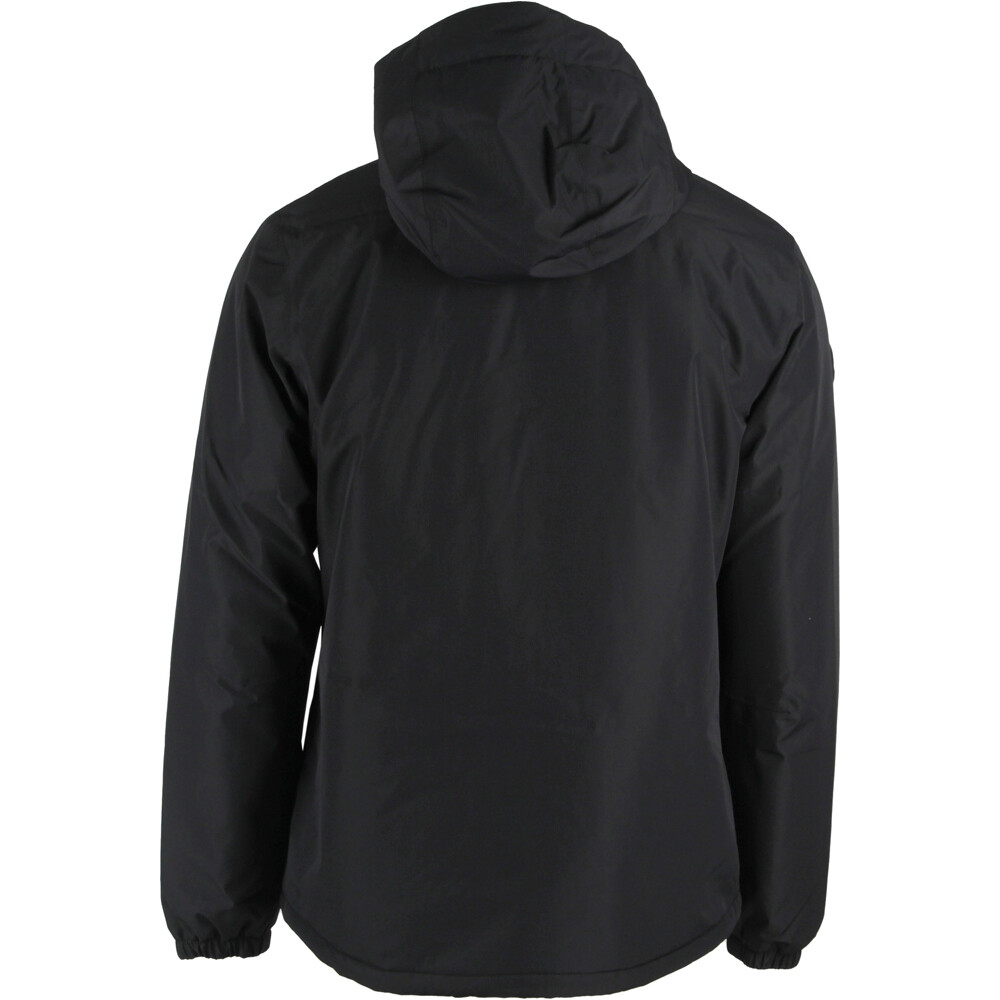 Ternua chaqueta impermeable insulada hombre QAFA NEGRO vista trasera