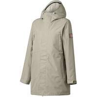 Ternua chaqueta impermeable insulada mujer LABRADOR VERDE vista frontal