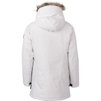 Ternua chaqueta impermeable insulada mujer NOVA TERRA GRIS vista trasera