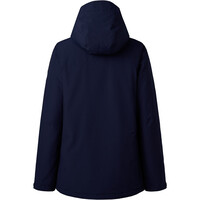 Ternua chaqueta impermeable insulada mujer TORNGAT GRIS vista trasera