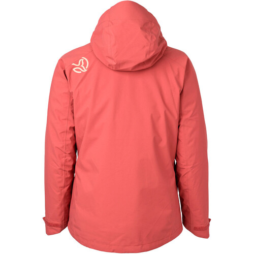 Ternua chaqueta impermeable insulada mujer VALDUR 3 IN 1 ROJO