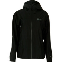 Ternua chaqueta impermeable mujer SIKU RAIN NEGRO vista frontal