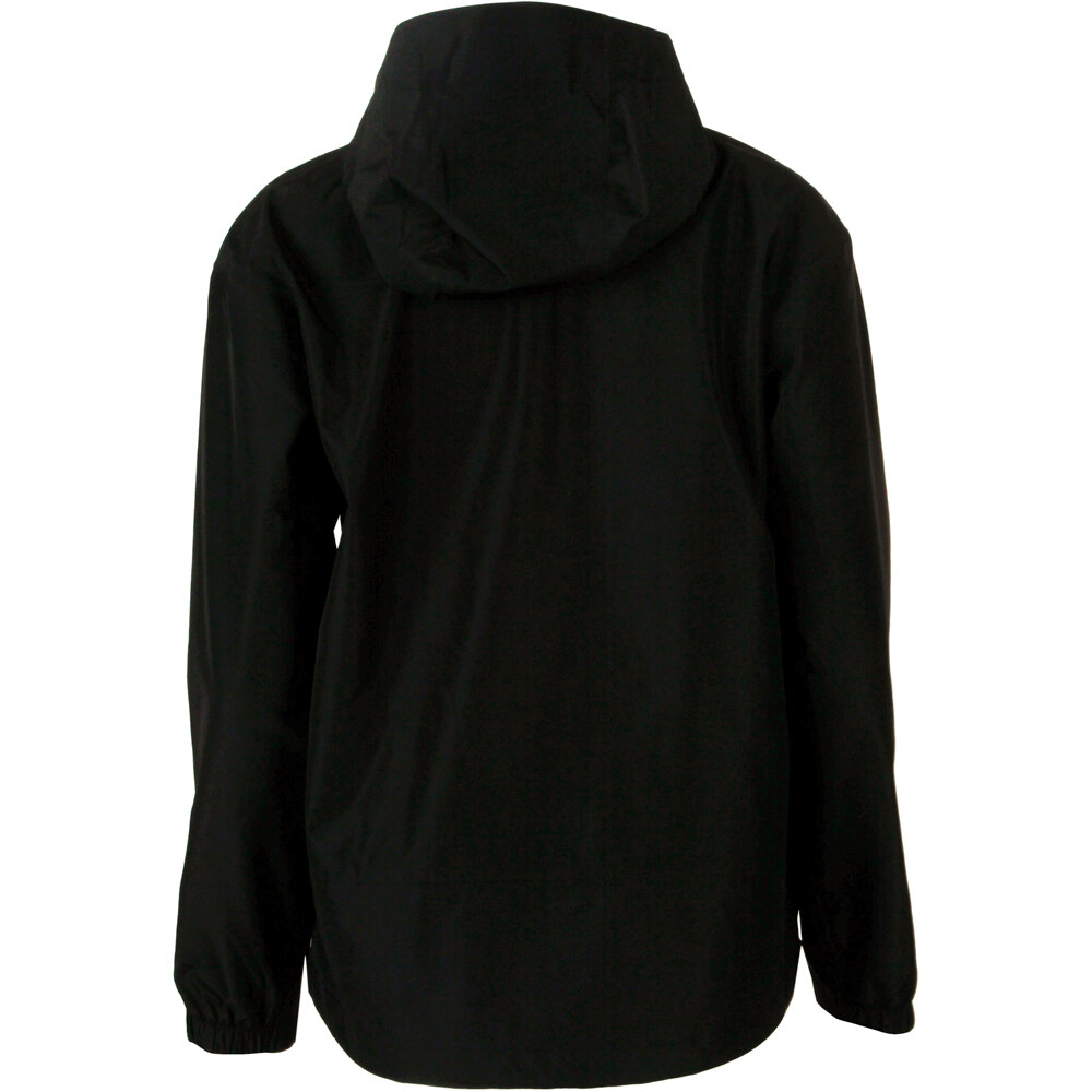 Ternua chaqueta impermeable mujer SIKU RAIN NEGRO vista trasera