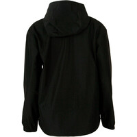 Ternua chaqueta impermeable mujer SIKU RAIN NEGRO vista trasera
