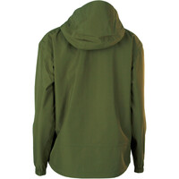 Ternua chaqueta impermeable mujer SIKU RAIN VERDE vista trasera