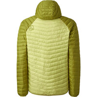 Ternua chaqueta outdoor hombre BIONIK VERDE vista trasera